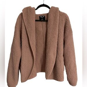 💜 Love + Joy mauve pink cropped hooded jacket